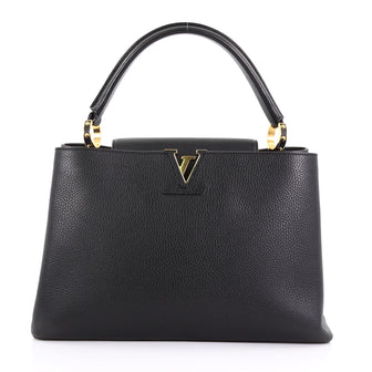 Louis Vuitton Capucines Handbag Leather MM - Rebag - 38103/2