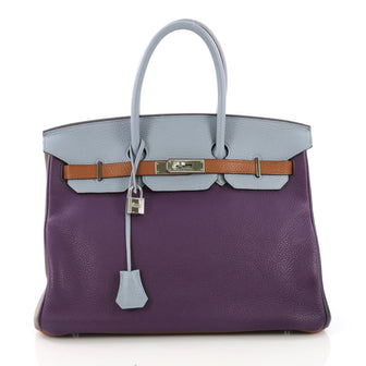 Birkin Handbag Arlequin Clemence 35