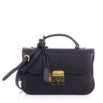 Mark Cross Dorothy Bag Leather Small Black 381373