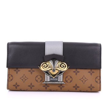 Louis Vuitton Column Clutch Reverse Monogram Canvas with 3814002
