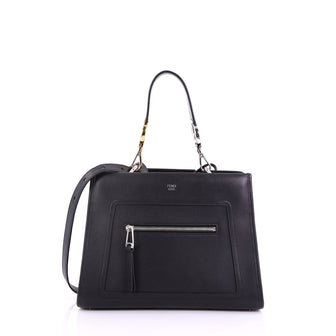 Fendi Runaway Handbag Leather Small - Designer Handbag - Rebag