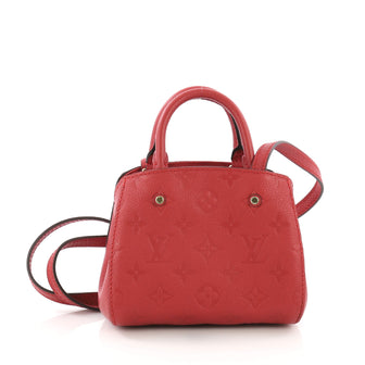 Louis Vuitton Montaigne Handbag Monogram Empreinte 3814512