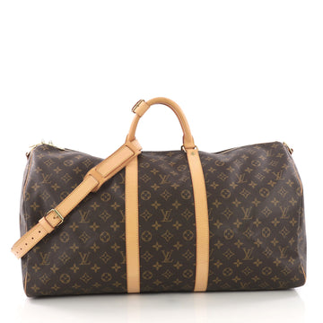 Louis Vuitton Keepall Bandouliere Bag Monogram Canvas 55 - Rebag - 38145/1