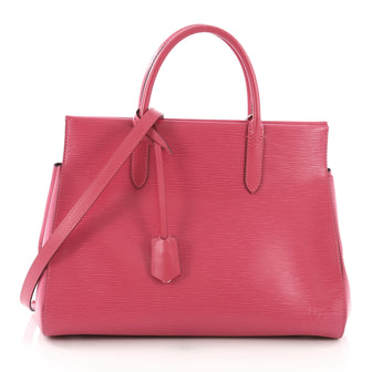 Louis Vuitton Marly Handbag Epi Leather MM Pink 3814524