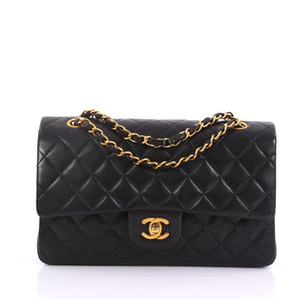 Chanel Vintage Classic Double Flap Bag Quilted Lambskin 3814533