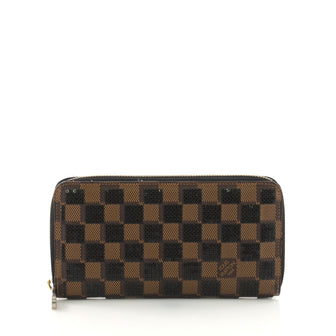 Louis Vuitton Zippy Wallet Damier Paillettes Brown 3814536