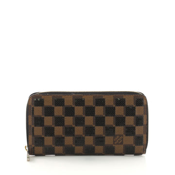 Louis Vuitton Zippy Wallet Damier Paillettes Brown 3814536