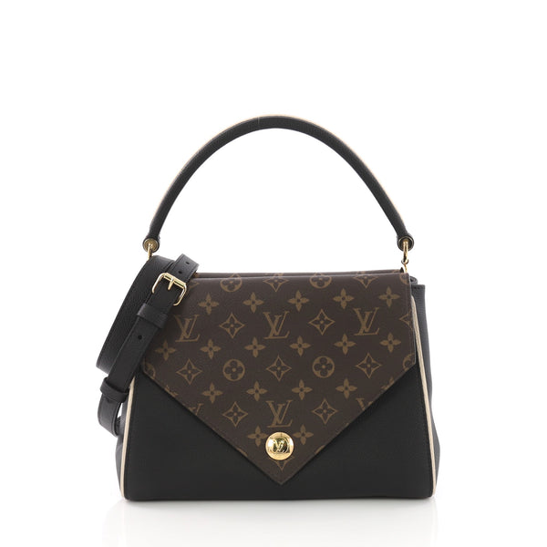 Louis Vuitton Double V Handbag Calfskin and Monogram 386381