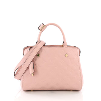 Louis Vuitton Montaigne Handbag Monogram Empreinte 3814581