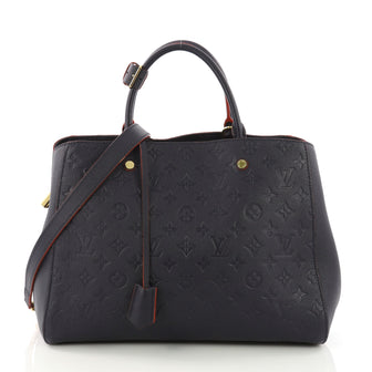 Louis Vuitton Montaigne Handbag Monogram Empreinte 3814596