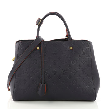 Louis Vuitton Montaigne Handbag Monogram Empreinte 3814596