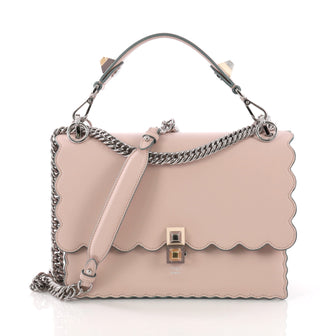 Fendi Kan I Handbag Leather Medium - Designer Handbag - Rebag