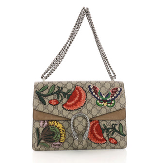 Gucci Dionysus Handbag Embroidered GG Coated Canvas 381671