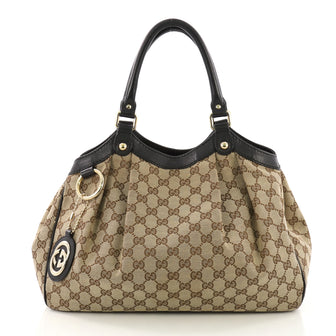 Gucci Sukey Tote GG Canvas Medium - Designer Handbag - Rebag