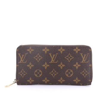 Louis Vuitton Zippy Wallet Monogram Canvas Brown 381931