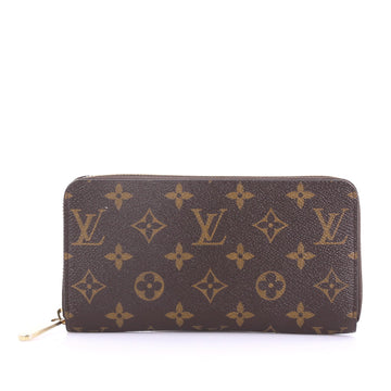 Louis Vuitton Zippy Wallet Monogram Canvas Brown 381931