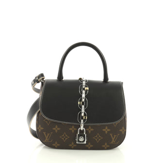Louis Vuitton Chain It Handbag Monogram Canvas with Leather PM Black 38199/1 