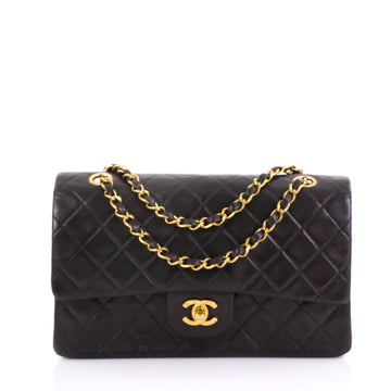 Chanel Vintage Classic Double Flap Bag Quilted Lambskin Medium 38218125