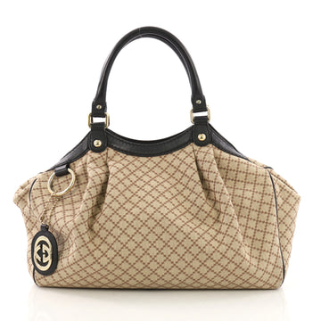 Gucci Sukey Tote Diamante Canvas Medium