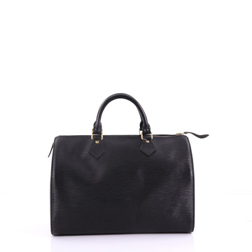 Louis Vuitton Speedy Handbag Epi Leather 30 Black 38218143