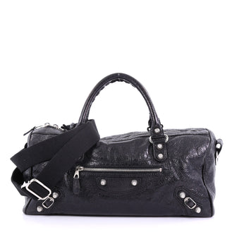 Balenciaga Twiggy Classic Studs Handbag Leather Maxi Black 38218153