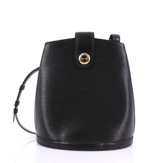 Louis Vuitton Cluny Shoulder Bag Epi Leather Black 38218154
