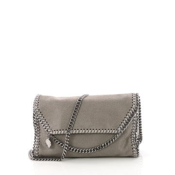 Stella McCartney Falabella Clutch on Chain Shaggy Deer Gray 38218167