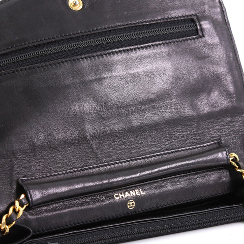 Chanel Vintage Timeless Wallet on Chain Caviar Black 3821817