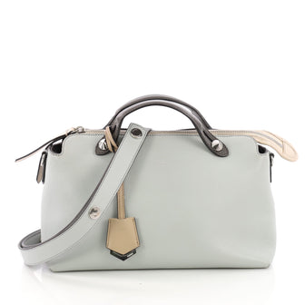 Fendi By The Way Satchel Calfskin Small Blue 38218202