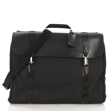 Louis Vuitton Garment Carrier Bag Nylon with Taiga Leather Two Hangers Green 38218217