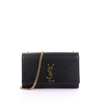 Saint Laurent Classic Monogram Crossbody Bag Grainy Leather Medium