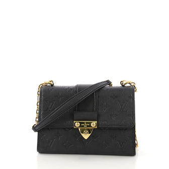 Louis Vuitton Model: Saint Sulpice Handbag Monogram Empreinte Leather BB Blue 38218/240