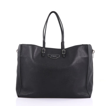 Balenciaga Papier Zip Around Plate Handbag Leather Large 3821826