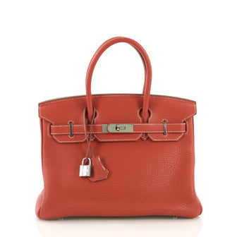 Hermes Eclat Birkin Handbag Clemence with Palladium 38218281