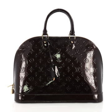 Louis Vuitton Model: Alma Handbag Monogram Vernis MM Purple 38218/49