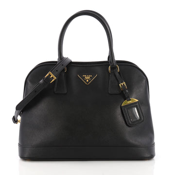 Prada Open Promenade Handbag Saffiano Leather Medium