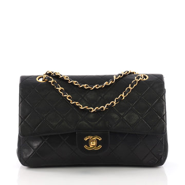 Chanel Vintage Classic Double Flap Bag Quilted Lambskin 3821855