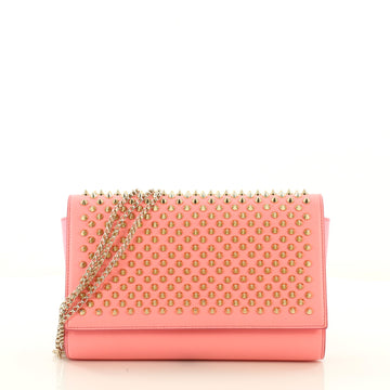 Christian Louboutin Paloma Clutch Spiked Leather