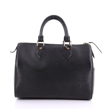  Louis Vuitton Model: Speedy Handbag Epi Leather 25 Black 38218/86