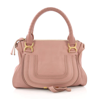 Chloe Marcie Satchel Leather Medium - Designer Handbag - Rebag