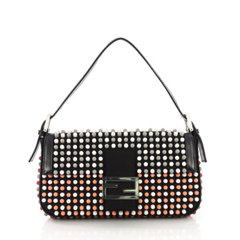 Fendi Baguette Studded Neoprene - Designer Handbag - Rebag