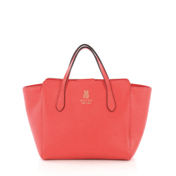 Gucci Swing Tote Leather Small Pink 382371
