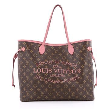 Louis Vuitton Neverfull Limited Edition Ikat Monogram Canvas GM