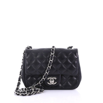 Chanel Square Classic Single Flap Bag Quilted Lambskin 382431