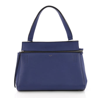 Celine Edge Bag Leather Small Blue 382661