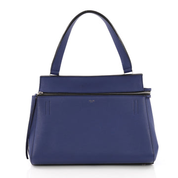 Celine Edge Bag Leather Small Blue 382661