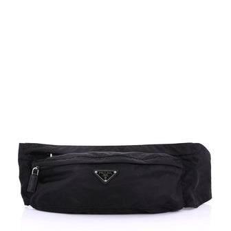Prada Model: Convertible Pocket Belt Bag Tessuto Medium Black 38281/15
