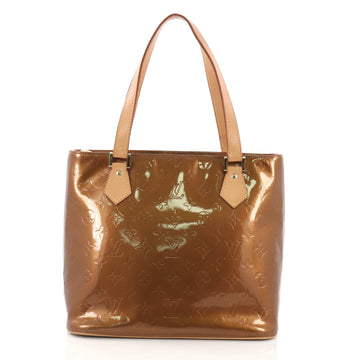Louis Vuitton Houston Handbag Monogram Vernis Brown 383071