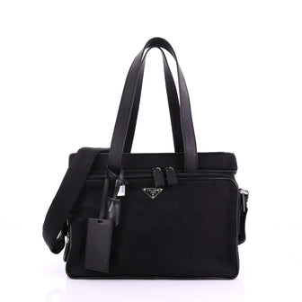 Prada Utility Convertible Bag Tessuto Large Black 3831116
