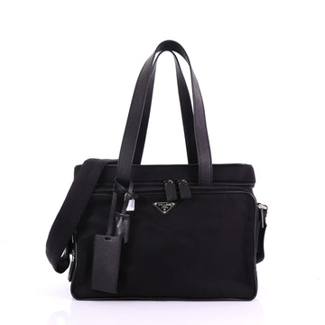 Prada Utility Convertible Bag Tessuto Large Black 3831116